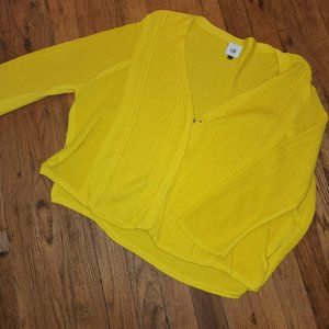 Cabi yellow cardigan size "s"